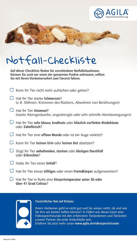 agila info notfall checkliste 450x800