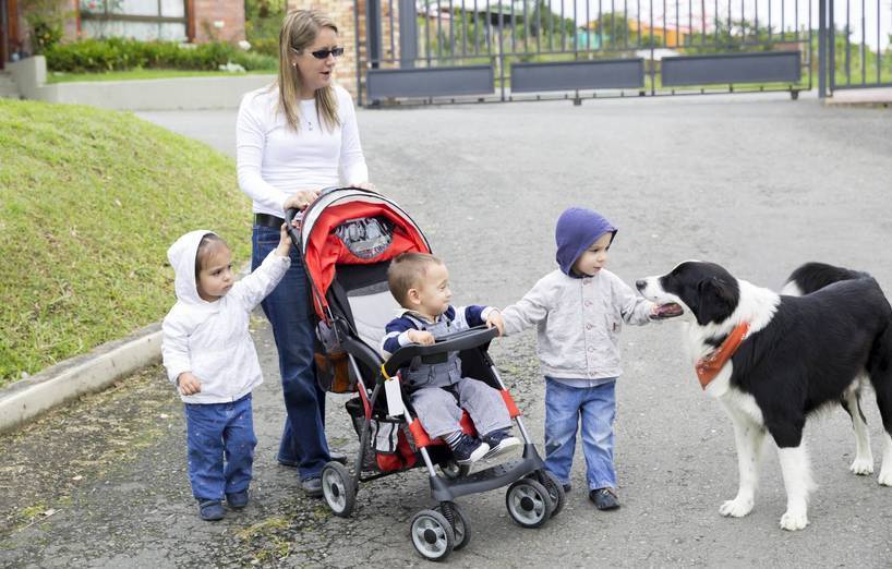 Mutter und Frauchen
