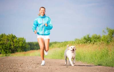 Joggen mit Hund